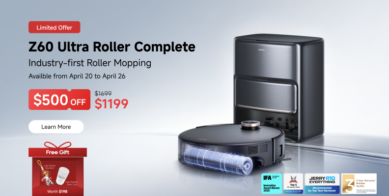 🔈Limited Offer: Z60 Ultra Roller Complete – Industry-First Roller Mopping